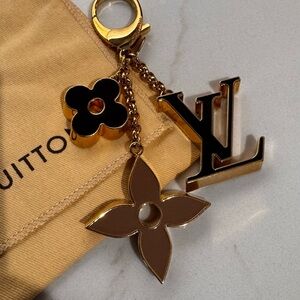 Louis Vuitton Gold and Black Key & Card Holder